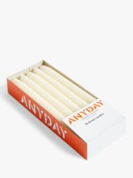 John Lewis ANYDAY Tapered Dinner Candles, Pack of 10 - thumbnail 1