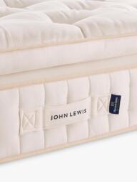 John Lewis British Natural Collection Helmsley Wool Pillowtop 7500 Pocket Spring Mattress, Emperor - thumbnail 6