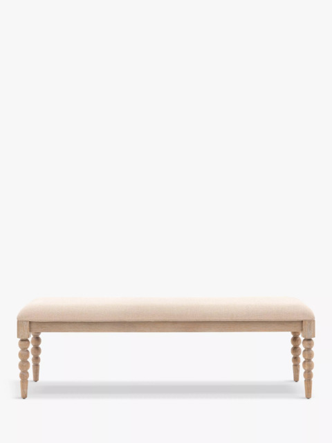 Gallery Direct Bessemer Upholstered Dining Bench, Oak - image 1