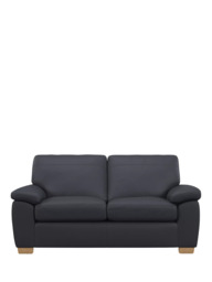 John Lewis Camden Medium 2 Seater Leather Sofa Bed, Light Leg - thumbnail 5