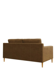 John Lewis Draper II Medium 2 Seater Leather Sofa, Light Leg - thumbnail 4