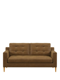 John Lewis Draper II Medium 2 Seater Leather Sofa, Light Leg - thumbnail 5