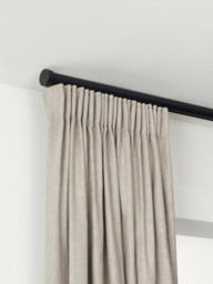 John Lewis Made to Order Select Gliding Curtain Pole with Stud Finial, Ceiling Fix, Dia.30mm - thumbnail 1