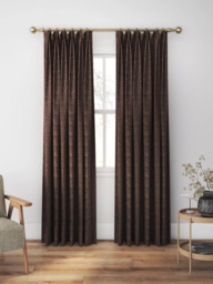 William Morris At Home Marigold Velvet Made to Measure Curtains or Roman Blind, Berry - thumbnail 5