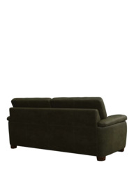 John Lewis Camden Large 3 Seater Leather Sofa, Dark Leg - thumbnail 4
