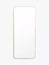 Gallery Direct Riverside Full-Length Metal Frame Leaner Mirror, 170 x 70cm - thumbnail 1