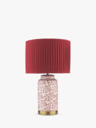 Laura Ashley Knipton Ceramic Base Table Lamp, Ruby - thumbnail 3