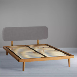 John Lewis Bow Upholstered Headboard Bed Frame, Double - thumbnail 3