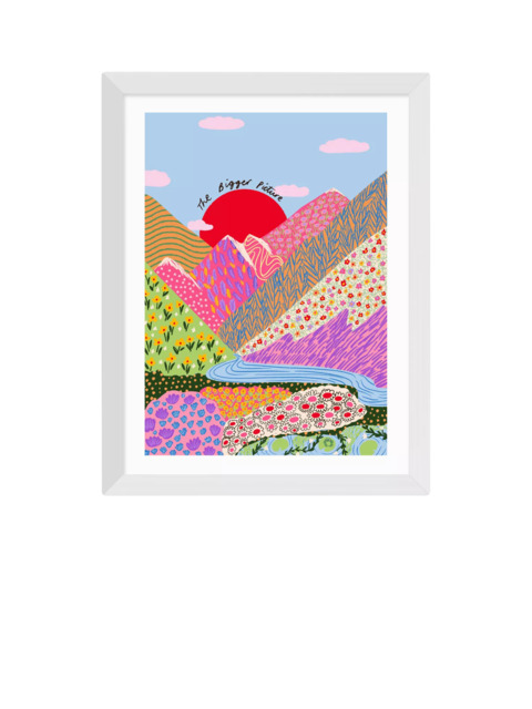 EAST END PRINTS Emmy Lupin Studio 'Bigger Picture' Framed Print