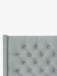 John Lewis Margot Winged Full Depth Upholstered Headboard, Single - thumbnail 3