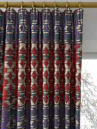 Prestigious Textiles Zebedee Made to Measure Curtains or Roman Blind, Loganberry - thumbnail 2