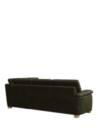 John Lewis Camden RHF Chaise Corner Leather Sofa, Light Leg - thumbnail 4