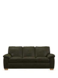 John Lewis Camden Grand 4 Seater Leather Sofa, Light Leg - thumbnail 5
