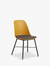 John Lewis OUTLET Whistler Dining Chair, Mustard - thumbnail 1