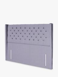 John Lewis Margot Winged Full Depth Upholstered Headboard, King Size - thumbnail 2