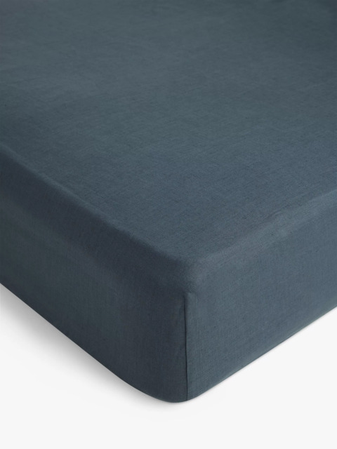 John Lewis Washed Linen Fitted Sheet - image 1