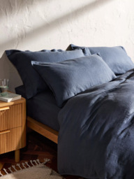 John Lewis Washed Linen Fitted Sheet - thumbnail 2
