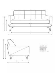 John Lewis Barbican Large 3 Seater Leather Sofa, Dark Leg - thumbnail 2