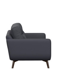 John Lewis Barbican Large 3 Seater Leather Sofa, Dark Leg - thumbnail 3