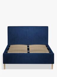 John Lewis Emily 2 Drawer Upholstered Bed Frame, Double - thumbnail 2
