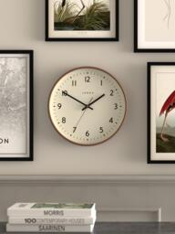 Jones Clocks Jam Analogue Wall Clock, 30cm, Mocha - thumbnail 3