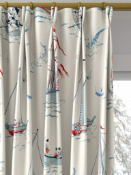 Disney Home x Sanderson Donald Duck Made to Measure Curtains or Roman Blind, Sea Salt - thumbnail 4