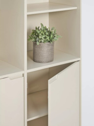 John Lewis Format Wide Bookcase, Greige - thumbnail 4