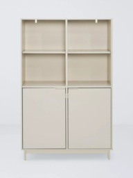 John Lewis Format Wide Bookcase, Greige - thumbnail 3