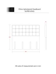 John Lewis Olivia Full Depth Upholstered Headboard, Super King Size - thumbnail 4