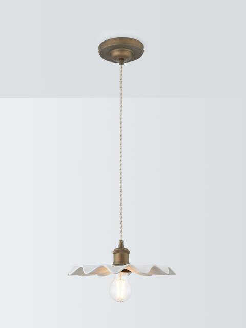 John Lewis Holm Pendant Ceiling Light, Tarnished Brass - image 1