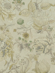 Clarke & Clarke Sissinghurst Made to Measure Curtains or Roman Blind, Citron/Natural - thumbnail 1