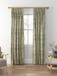 Clarke & Clarke Sissinghurst Made to Measure Curtains or Roman Blind, Citron/Natural - thumbnail 5