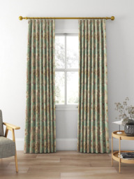 Clarke & Clarke Sissinghurst Made to Measure Curtains or Roman Blind, Citron/Natural - thumbnail 3
