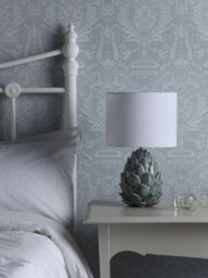 Laura Ashley Gresford Ceramic Table Lamp, Blue - thumbnail 2