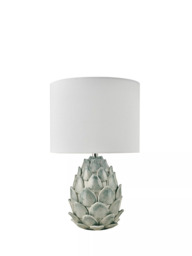 Laura Ashley Gresford Ceramic Table Lamp, Blue - thumbnail 4