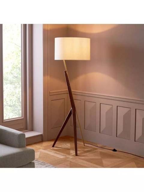 west elm Caldas Wood Floor Lamp, Light Brown - image 1