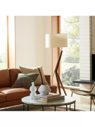 west elm Caldas Wood Floor Lamp, Light Brown - thumbnail 5