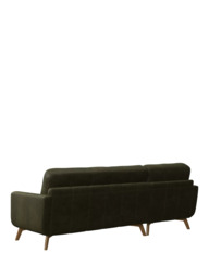 John Lewis Barbican LHF Chaise Leather Sofa, Light Leg - thumbnail 4