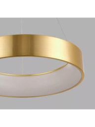 John Lewis Matteo Large Hoop Pendant Ceiling Light - thumbnail 5