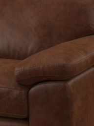 John Lewis Camden LHF Leather Corner Sofa, Dark Leg - thumbnail 6