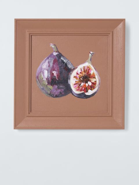 John Lewis Kitchen Art 'Fig' Hand Painted Wall Art, 30 x 30cm, Brown - image 1