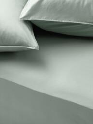 John Lewis Washed Organic Cotton Fitted Sheet