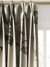 Clarke & Clarke Roseraie Made to Measure Curtains & Roman Blind, Charcoal - thumbnail 4