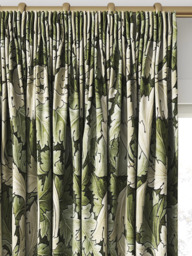 William Morris At Home Acanthus Made to Measure Curtains or Roman Blind, Nettle - thumbnail 2