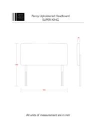John Lewis Penny Upholstered Headboard, Super King Size - thumbnail 4