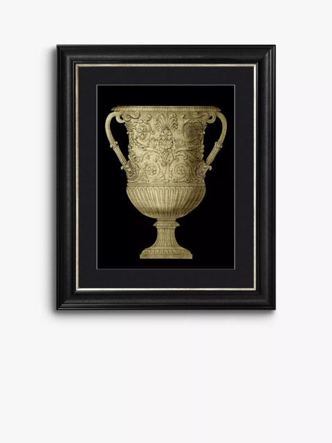 Garden Antiquities V Framed Print & Mount, 60 x 50cm, Black