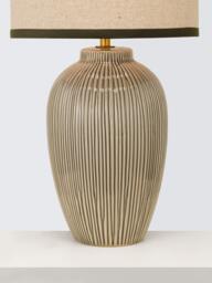 John Lewis Solina Ceramic Table Lamp, Green - thumbnail 4
