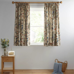 Morris & Co. Kelmscott Tree Pair Lined Pencil Pleat Curtains, Multi - thumbnail 4