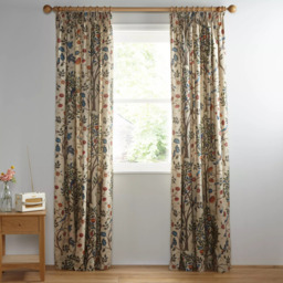 Morris & Co. Kelmscott Tree Pair Lined Pencil Pleat Curtains, Multi - thumbnail 3