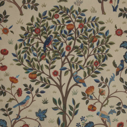 Morris & Co. Kelmscott Tree Pair Lined Pencil Pleat Curtains, Multi - thumbnail 2